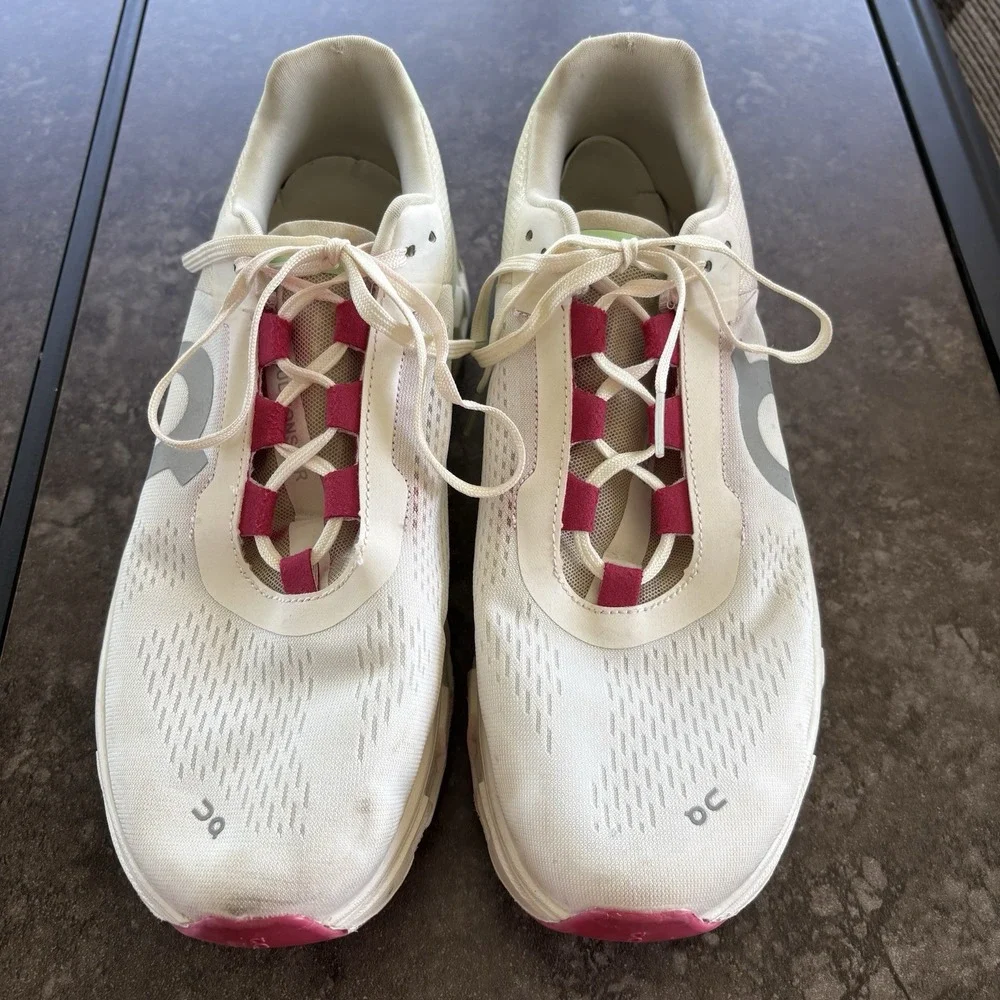 On Cloudmonster Men's 11 Women's 12 White Lima Road Running Athletic Sneakers
